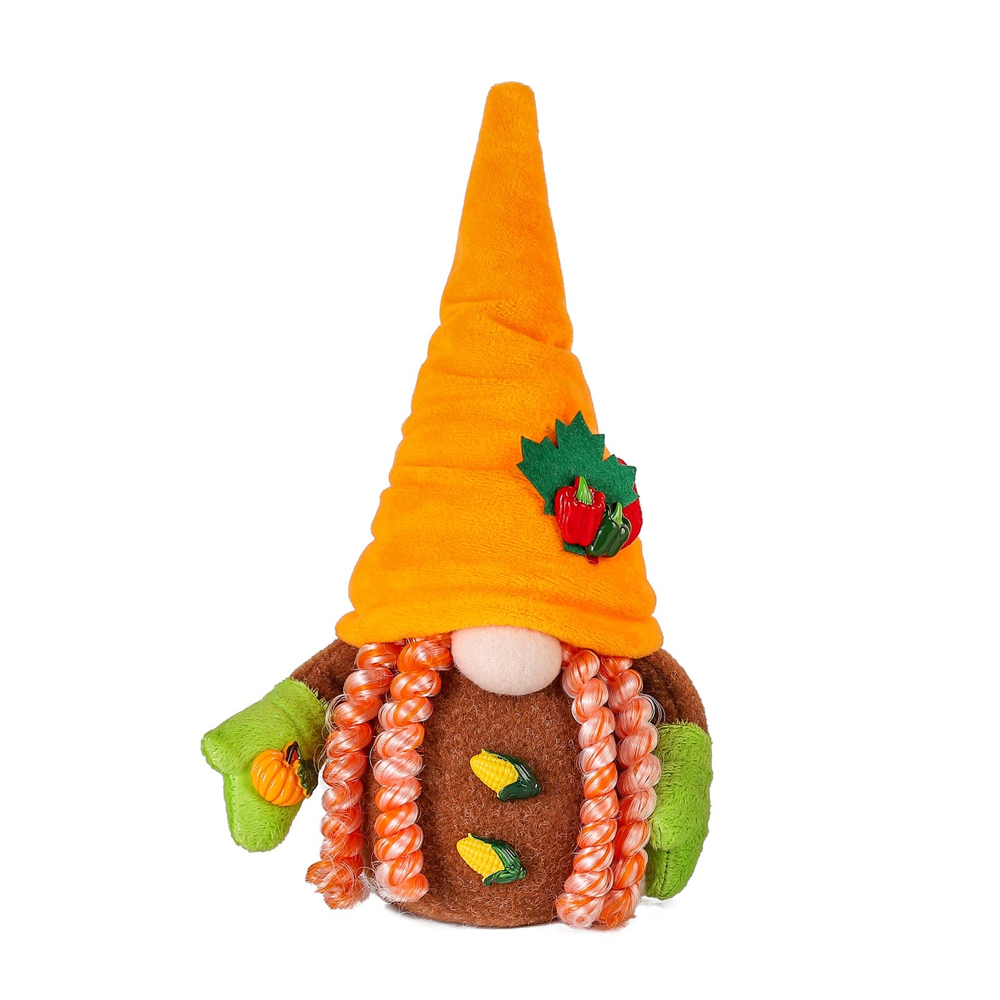 Harvest Festival Fall Pumpkin Rudolph Faceless Doll Decoration Thanksgiving