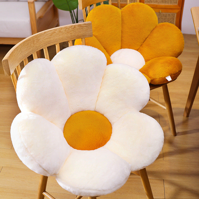 Office Flower Shape Plush Sofa Cushion