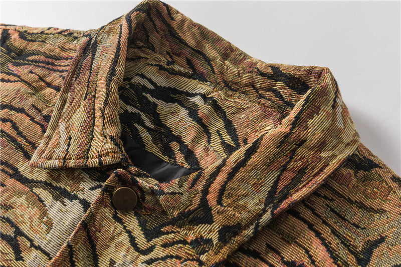 Men's Vintage Tiger Jacquard Jacket