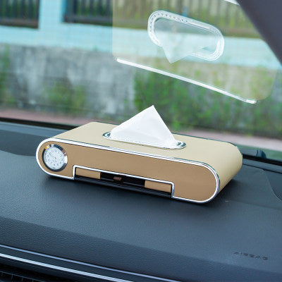 Mobile Phone Holder Tissue Box Car With High-end Pumping Paper Box