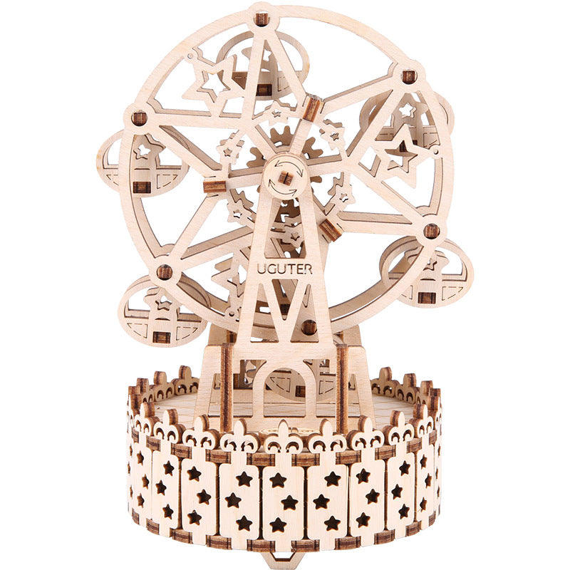 Wooden Ferris Wheel Rotating Music Box