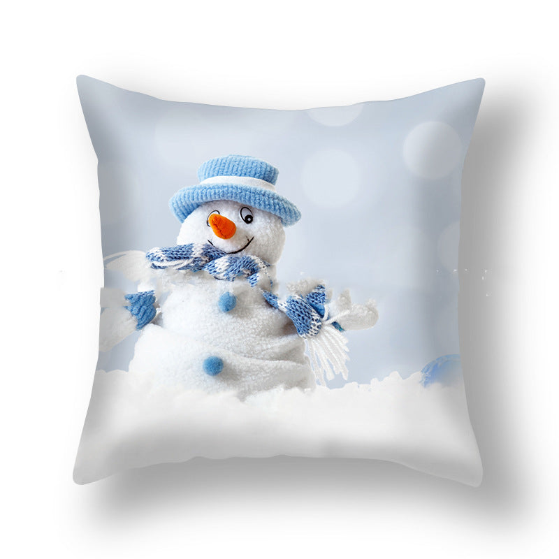 Christmas Pillowcase Cute Snowman Ins