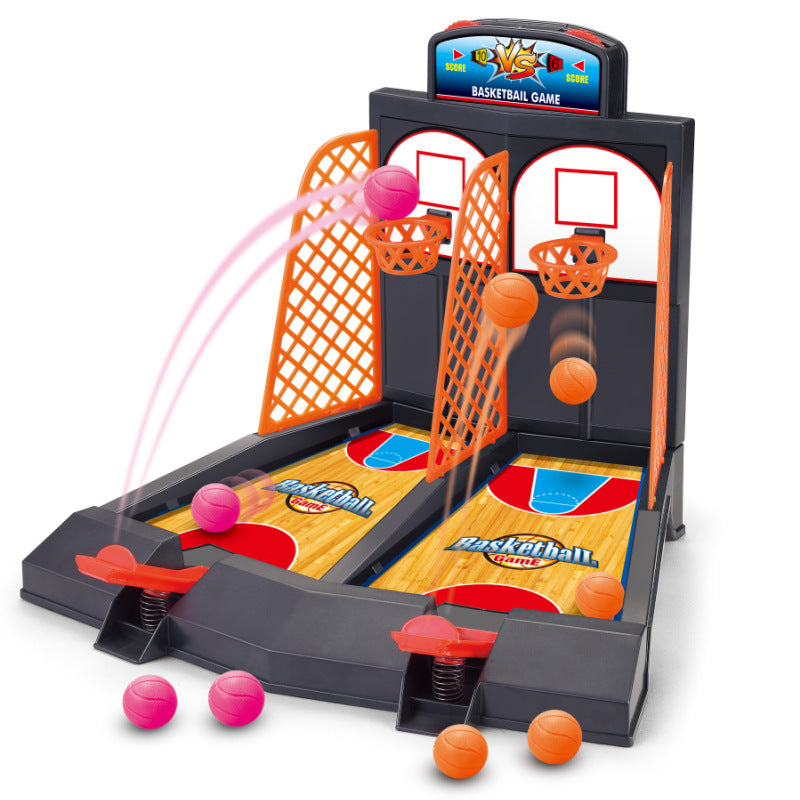 Double finger shooting basketball court