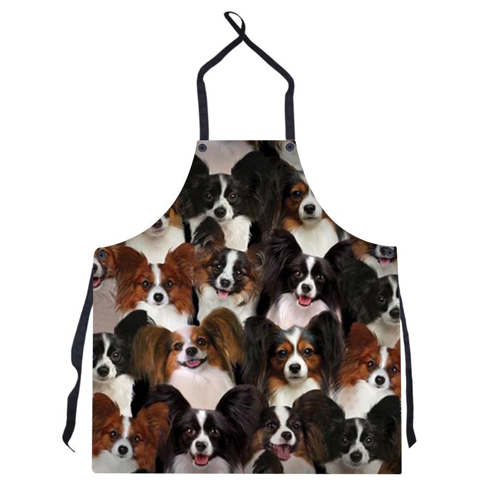 New Style Print Burst Uniform Solid Color Apron