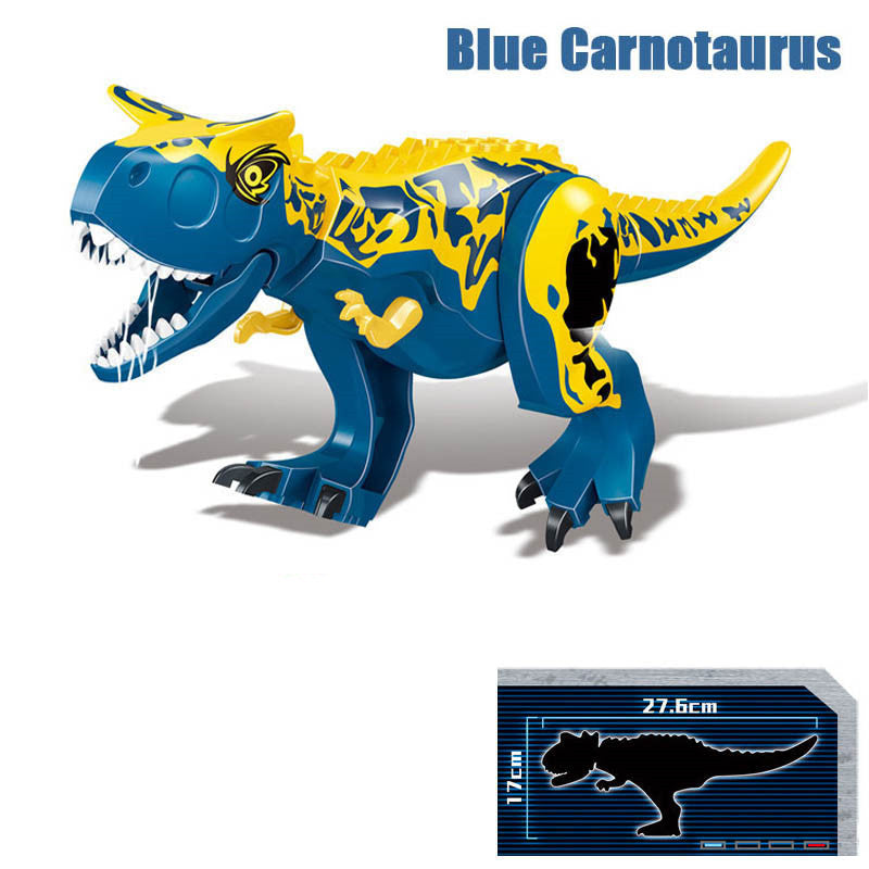 Jurassic Colorful Dinosaur Building Blocks Children's Puzzle Assembling And Inserting Boy Toys