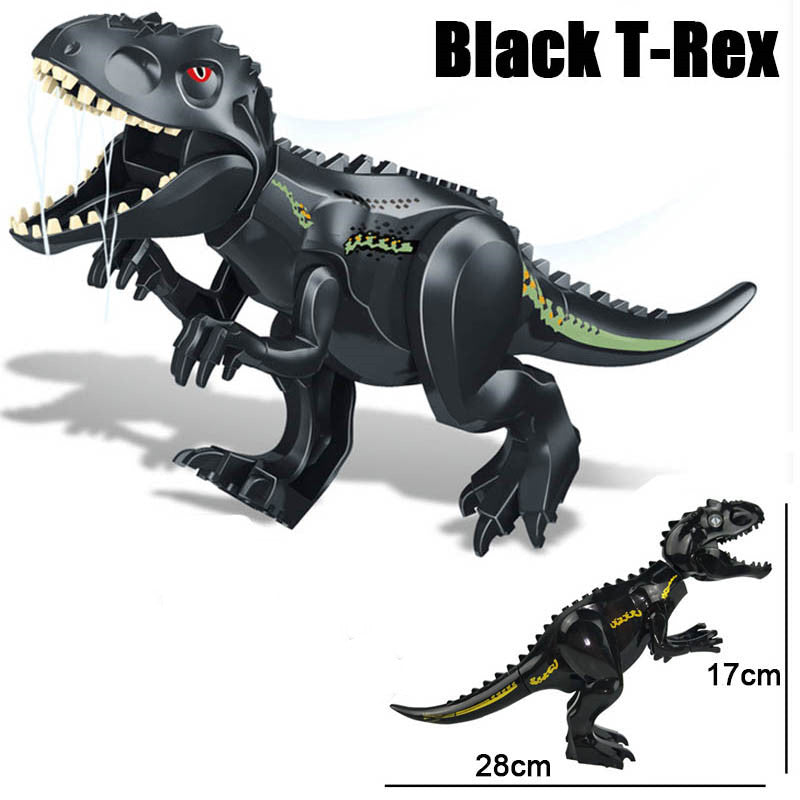 Jurassic Colorful Dinosaur Building Blocks Children's Puzzle Assembling And Inserting Boy Toys