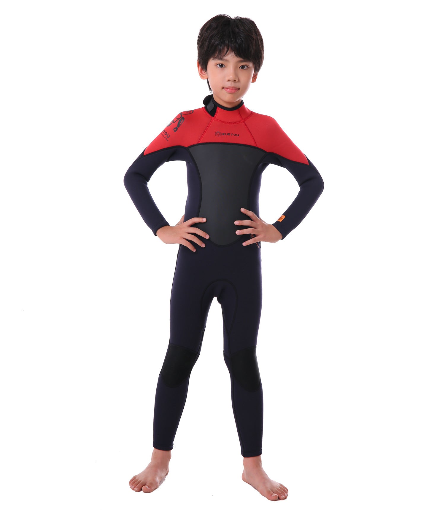 Children's Warm Swimsuit Boys And Girls One-piece Thickened Wetsuit