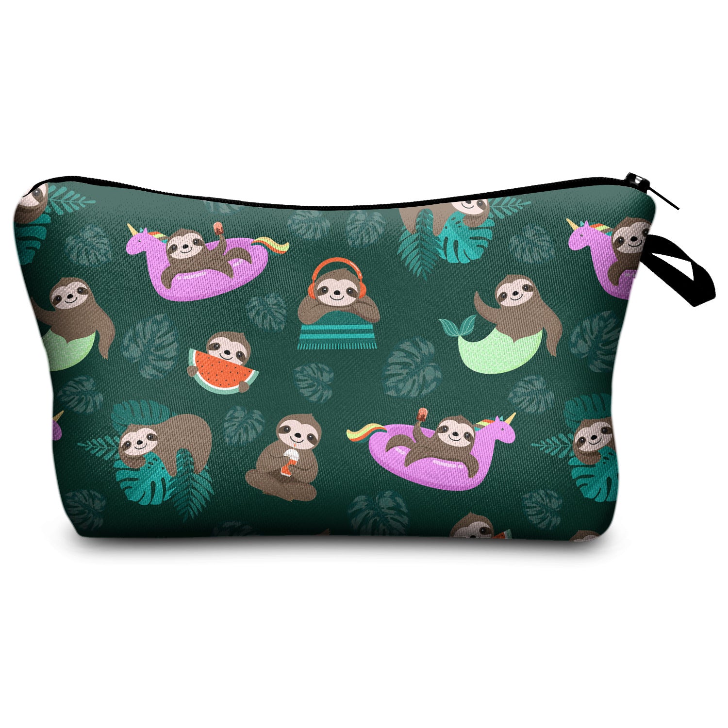 Sloth Series Cosmetic Bag 3d Digital Printing Storage Wash Bag