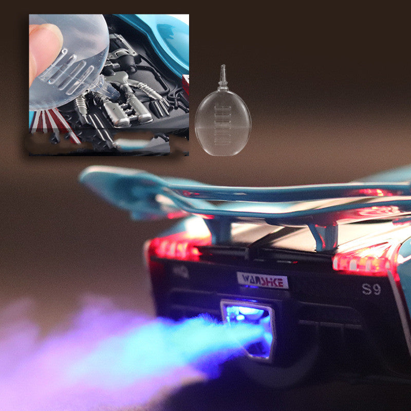 Simulation Alloy Material Sports Car Model Spray Design Ornaments