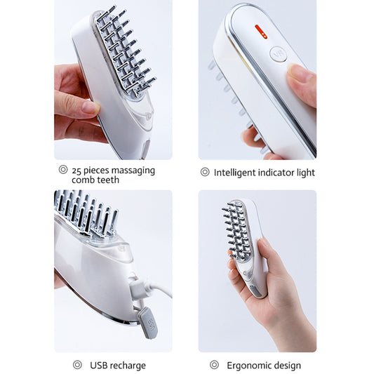 Head LED Red Light Scalp Massage Electric Comb