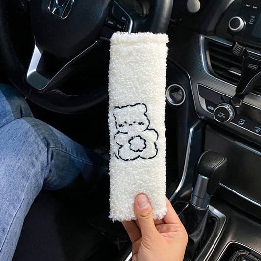 Wool Seat Cover Three-piece Cushion For All Seasons