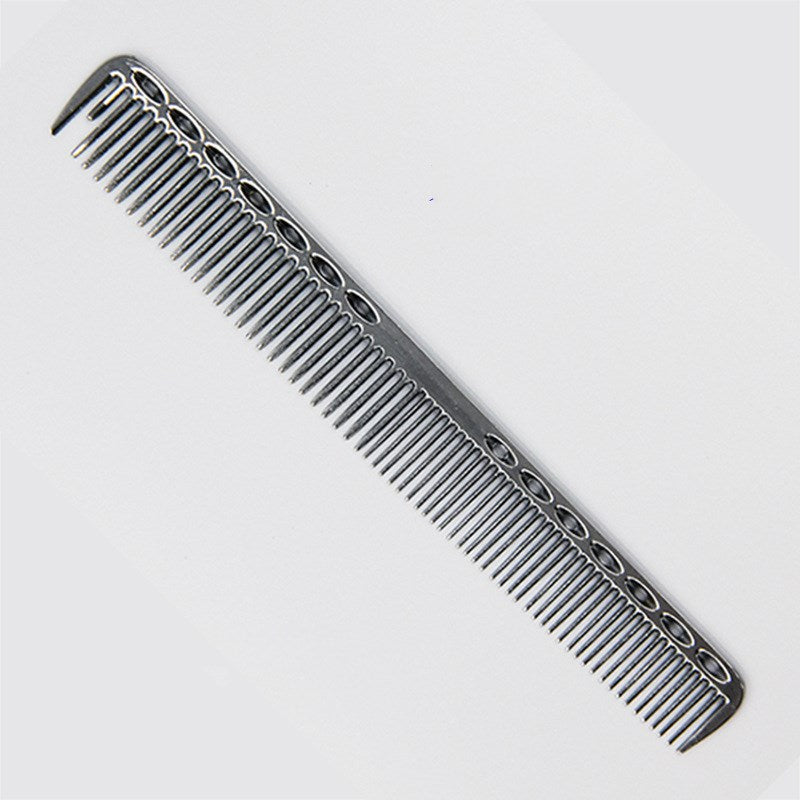 Space aluminum haircut comb high-grade metal comb