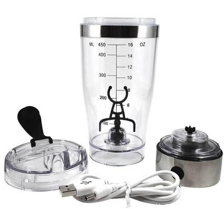 Electric Automatic Protein Shaker Portable Movement Mixing Mixer Vortex Tornado Water Bottle Fruit Juice Uniform Mixer Cup