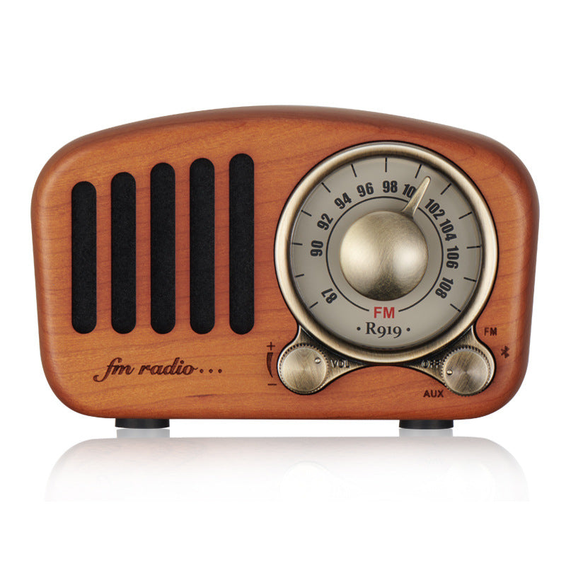 Retro wooden wireless mini speaker