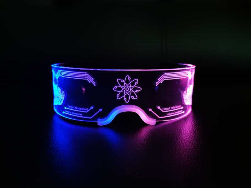 Halloween Amazon LED Colorful Glowing Glasses Christmas