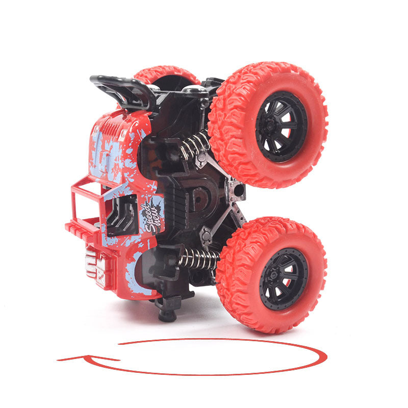 Four-wheel drive inertial off-road vehicle