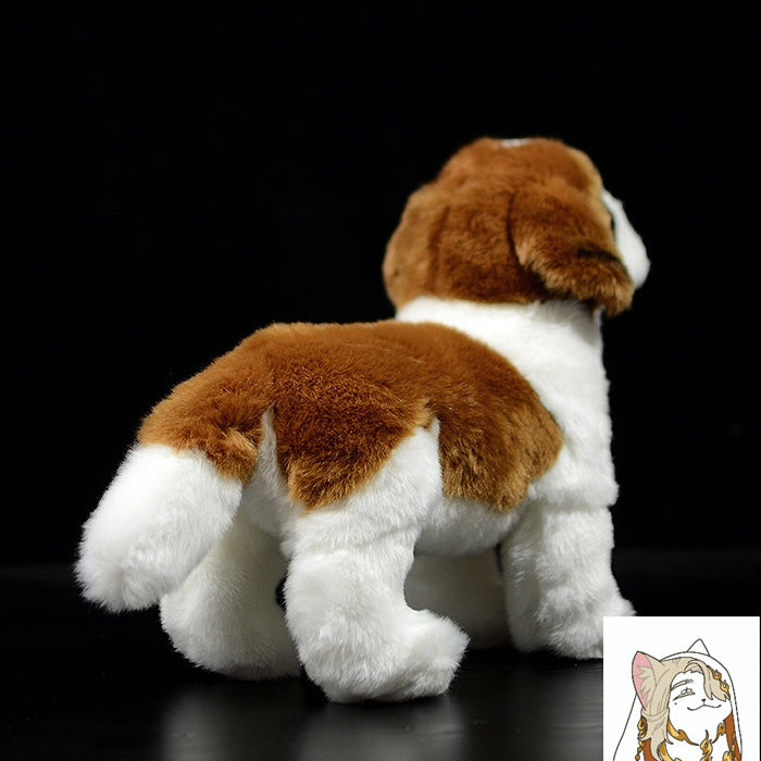 Cute St. Bernard Dog Doll Simulation Animal Plush Toy