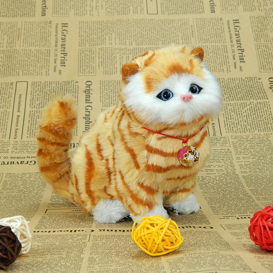 Children Will Call Simulation Cat Doll Ornaments