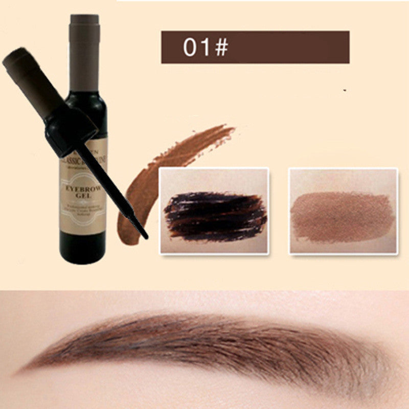 Red Wine Bottle Tearing Eyebrow Cream Lasting