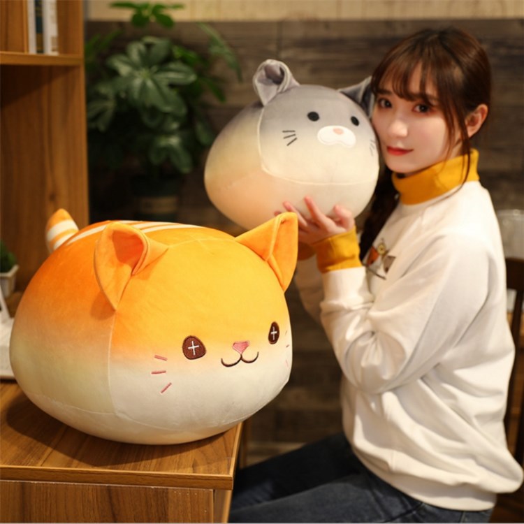 New Soft Bread Dumpling Cat Doll Plush Toy