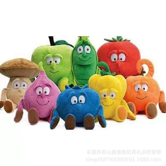 Vegetables and Fruits, Pumpkin and Watermelon Plush Toys