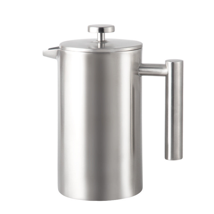 Ink Style Double-layer 304 Stainless Steel French Press Pot