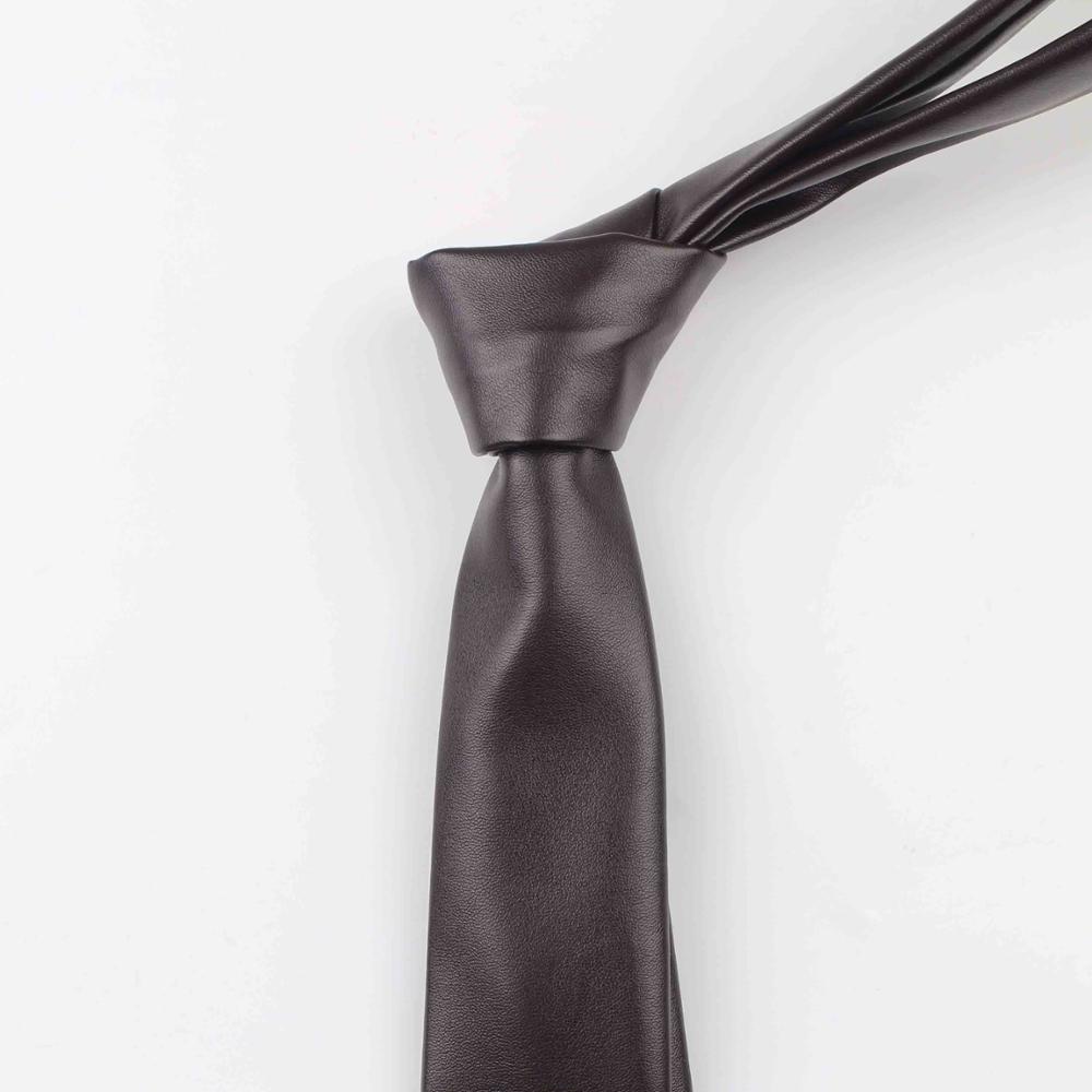 Solid British business leather tie