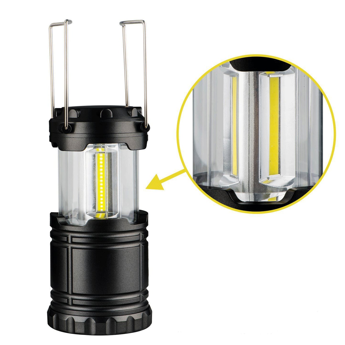 Factory direct foreign trade new COB camping lamp LED outdoor portable telescopic emergency lantern hook