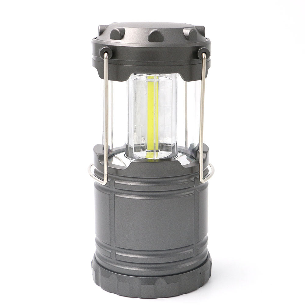 Factory direct foreign trade new COB camping lamp LED outdoor portable telescopic emergency lantern hook