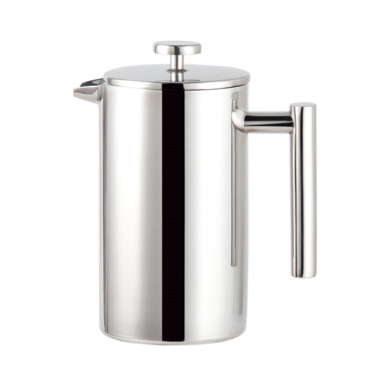 Ink Style Double-layer 304 Stainless Steel French Press Pot