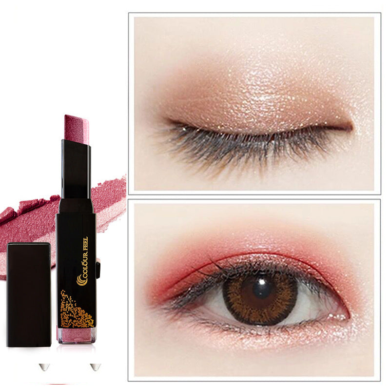 Two-tone eye shadow stick lazy eye shadow