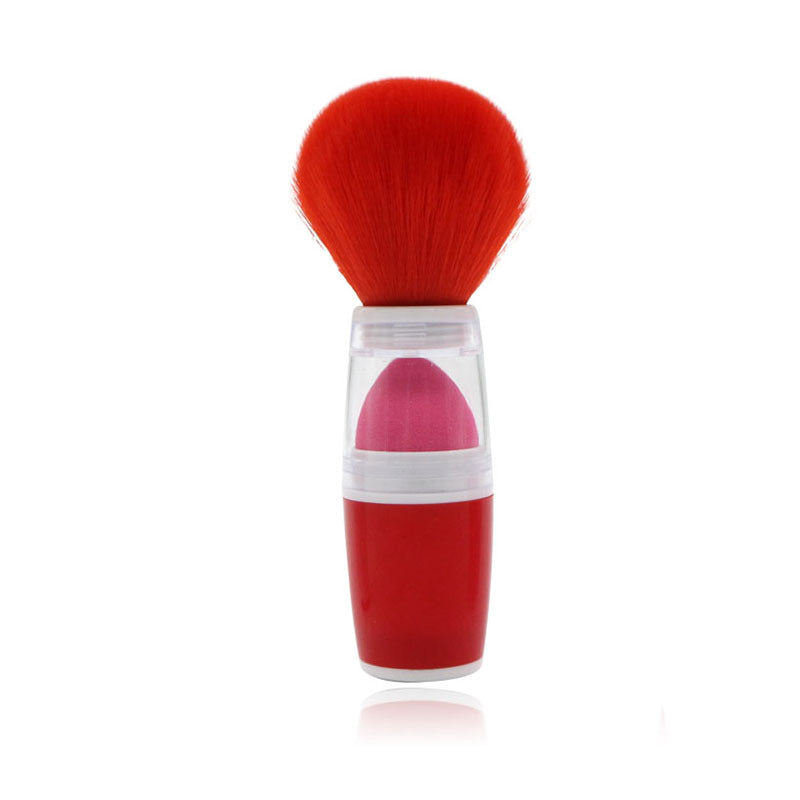 New portable blush brush single loose powder sponge head puff blush