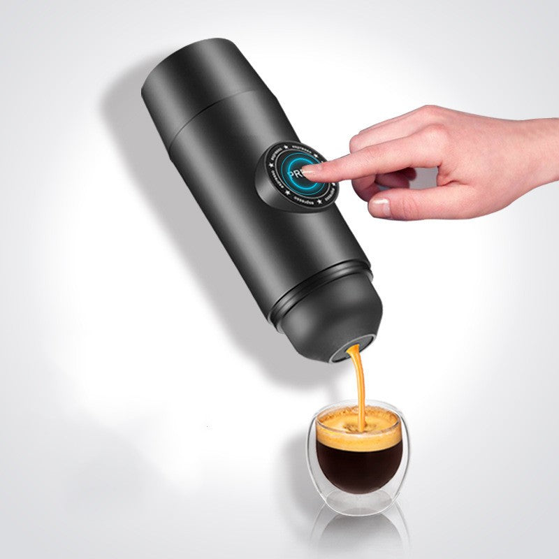 Mini Espresso Coffee Maker Portable Rechargeable Mech