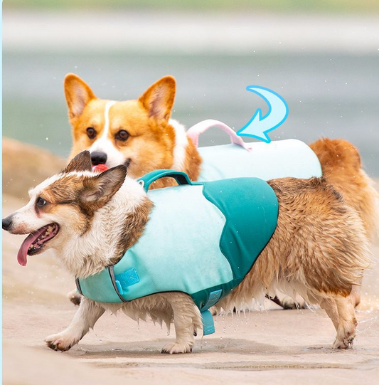 Short Leg Captain Dog Swimsuit Pet Life Jacket