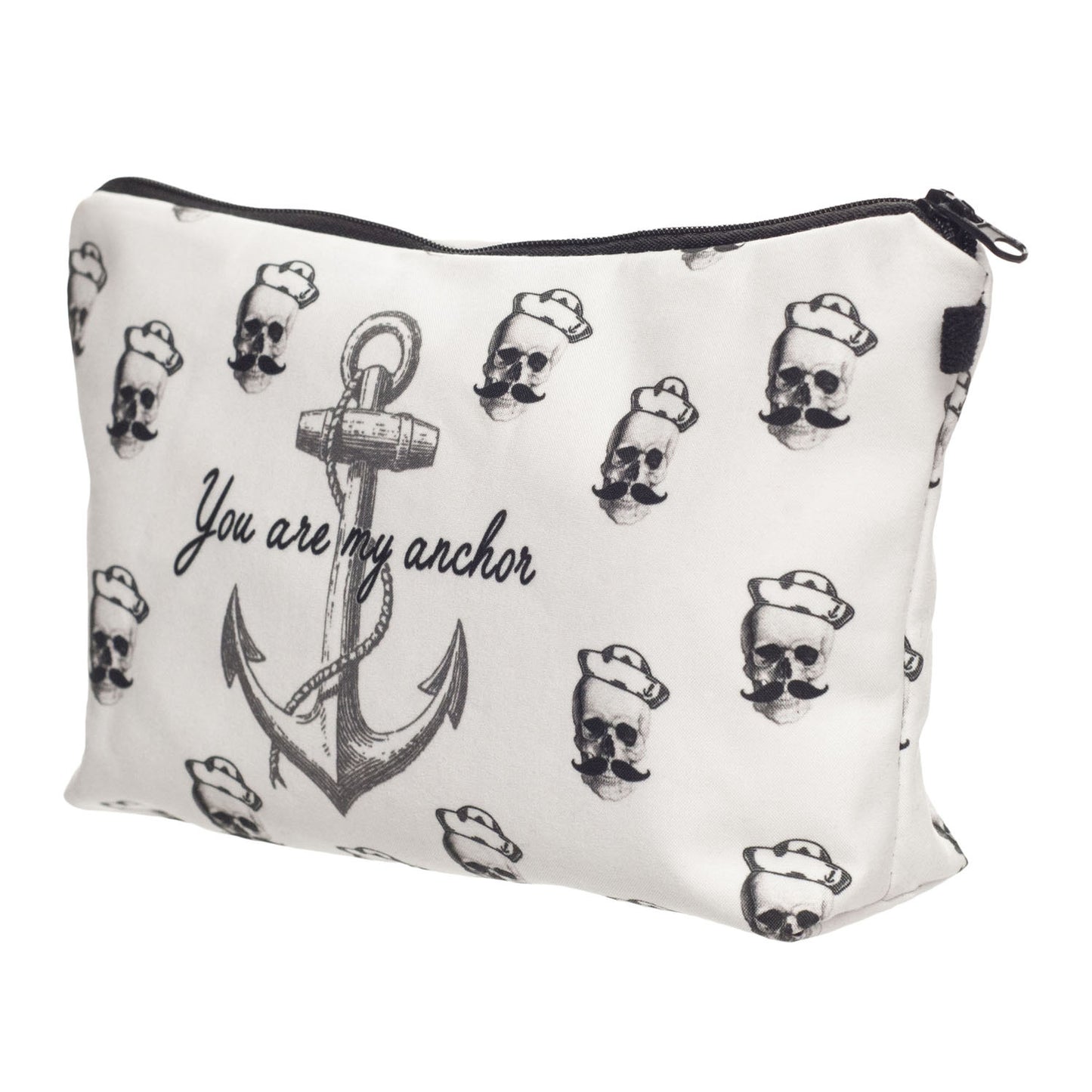 Storage Cosmetic Bag Digital Print Skull Skull Toiletry Bag