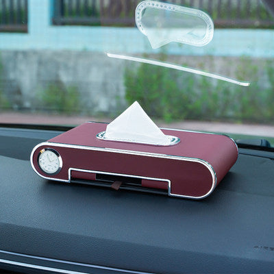 Mobile Phone Holder Tissue Box Car With High-end Pumping Paper Box