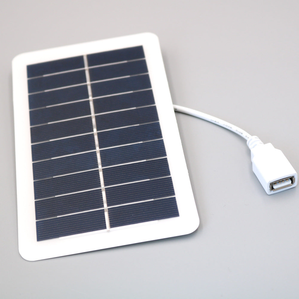 Solar Panel Mobile Phone Charging Power Supply Is Small And Portable