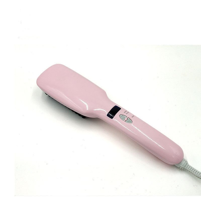 Massage Comb Ceramic Inner Buckle Hair Straightener