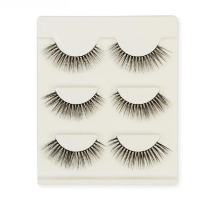 Compatible with Apple, 3 pair false eyelashes mink hair lashes Slim