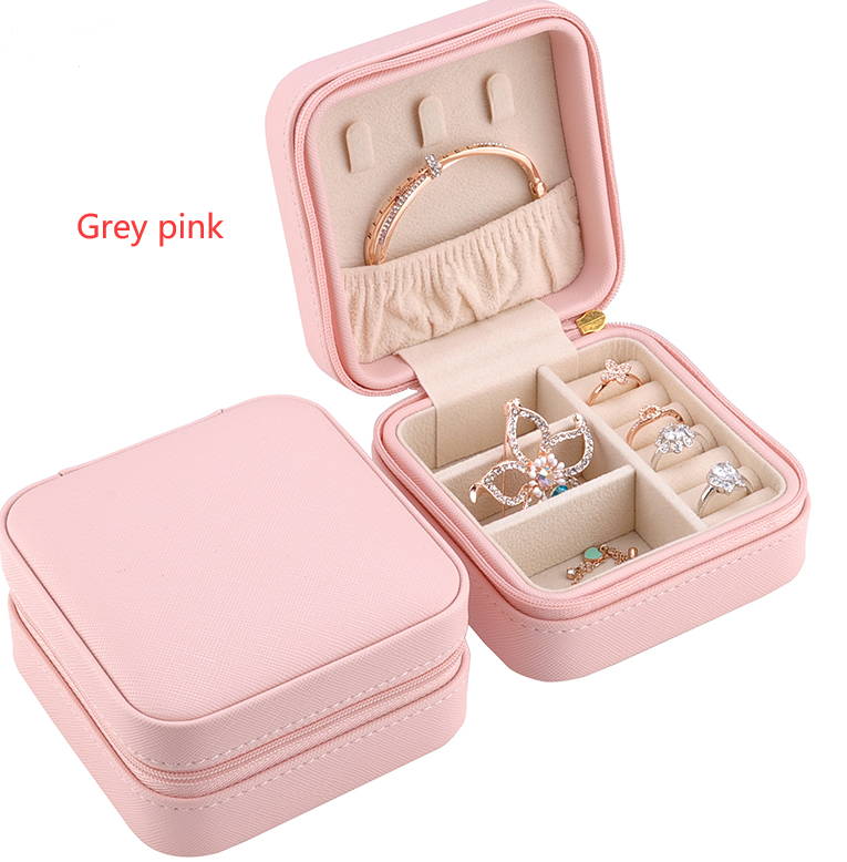 Small Travel Velvet Earrings Rings Necklaces Jewelry Boxes