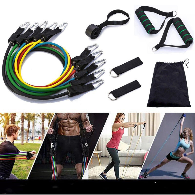 Fitness Pull Rope With Latex Elasticity