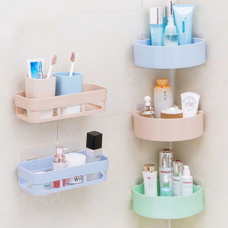 Bathroom Wall-mounted Shelf Free Of Perforation