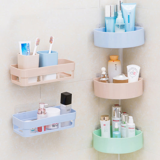 Bathroom Wall-mounted Shelf Free Of Perforation