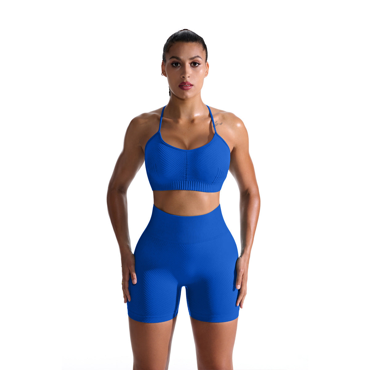 Women's Professional Fitness Yoga Clothes Suspender Tight Suit