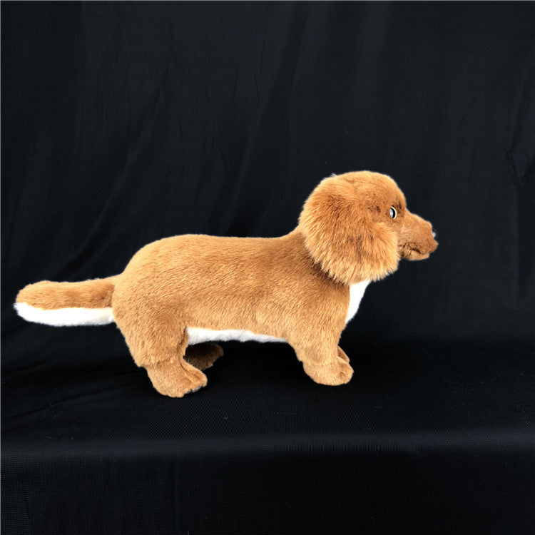 Simulation Dachshund Plush Toy Puppy Doll