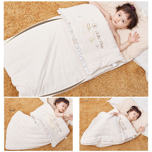 Envelope Baby Sleeping Bag Infant Sleep Sack Children Bedding Warm Toddler Wrap Swaddle Blanket Cotton Kid