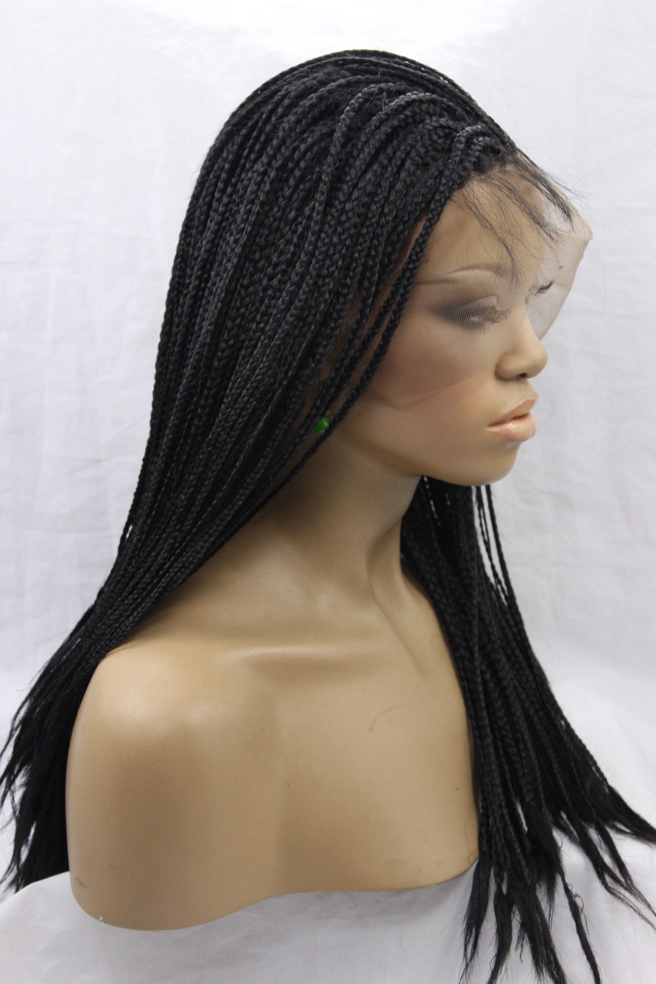 European and American black scorpion hair, front lace chemical