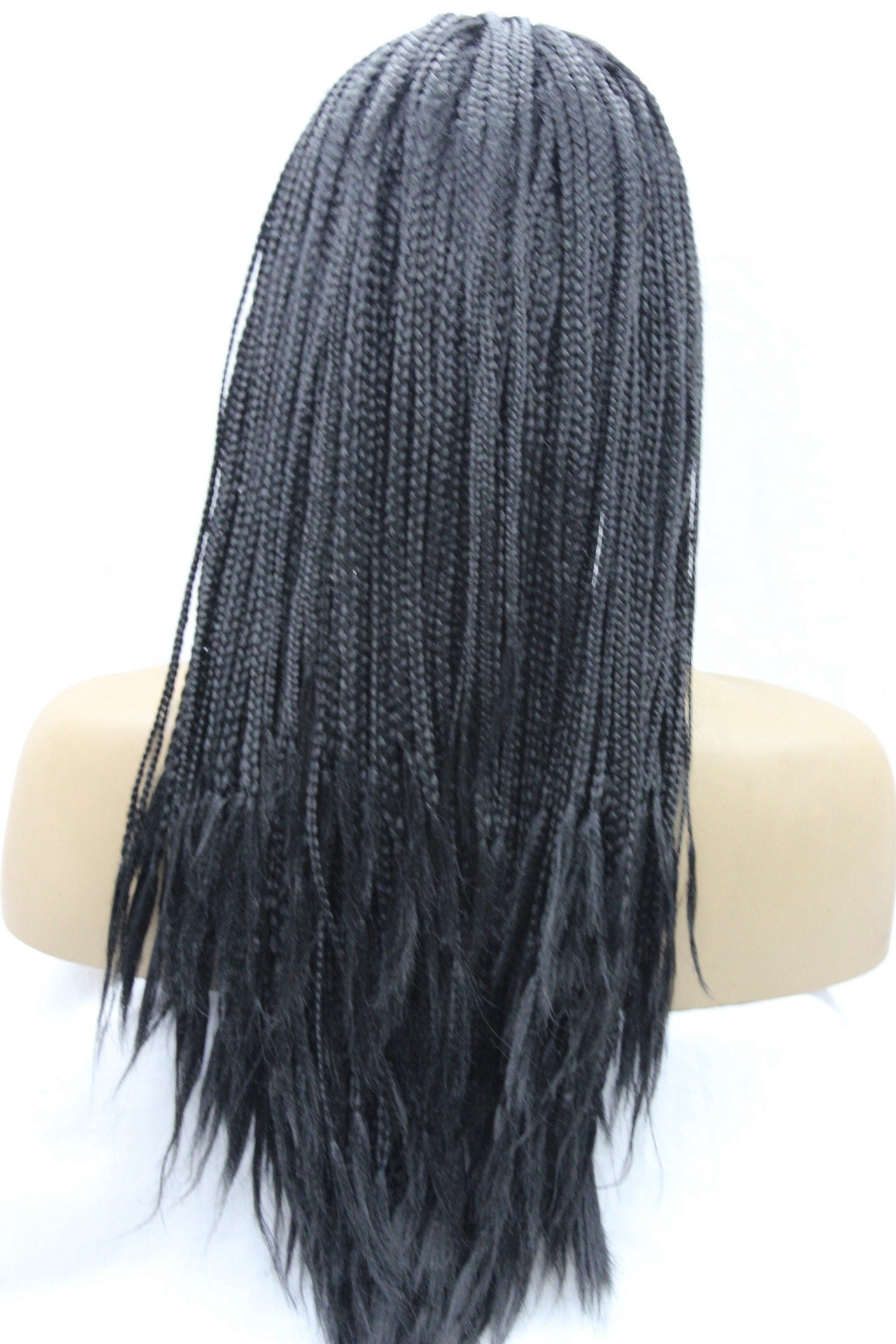 European and American black scorpion hair, front lace chemical