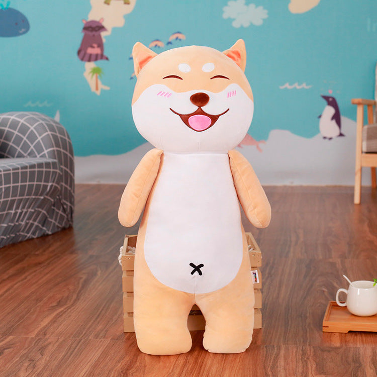 The New Cotton Dog Doll Feather Pillow Quality Goods Husky Soft Plush Toys To Send His Girlfriend