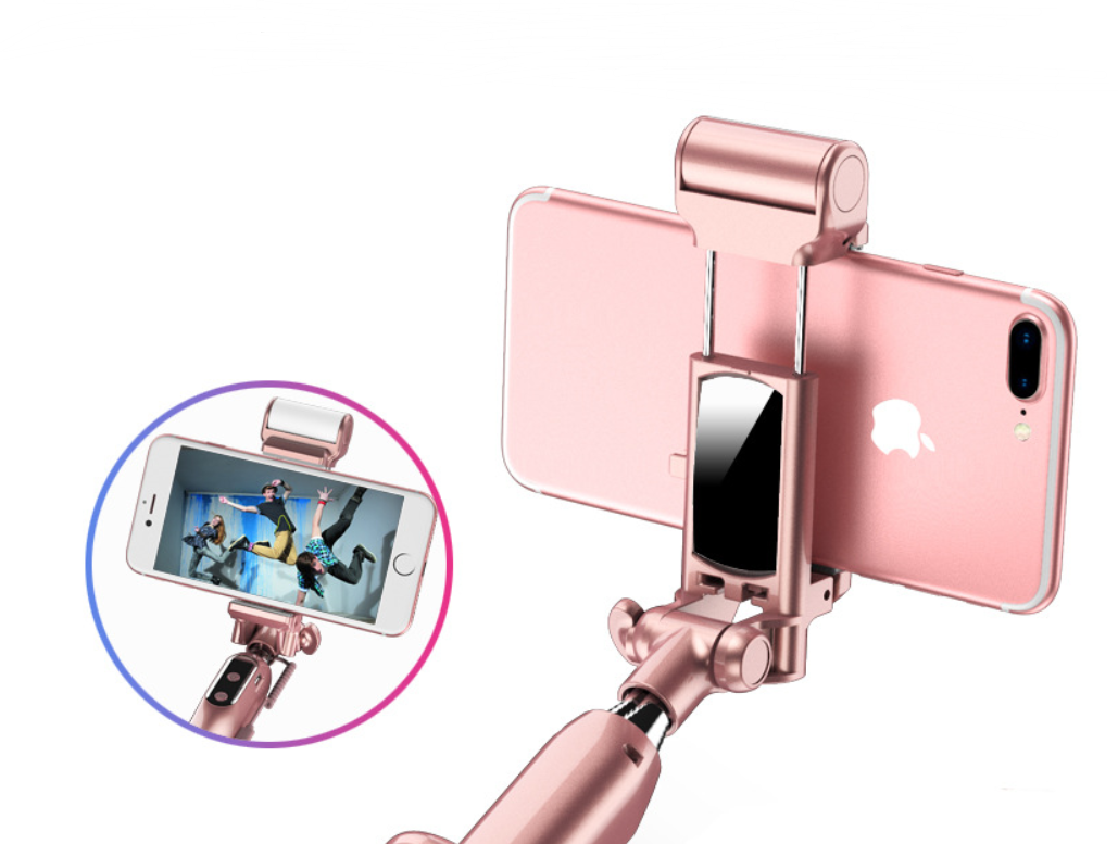 CYKE Supplementary Light Line-controlled Self-timer Artifact Creative Mini Mobile Folding Mirror Hand-held Live Broadcasting Bracket